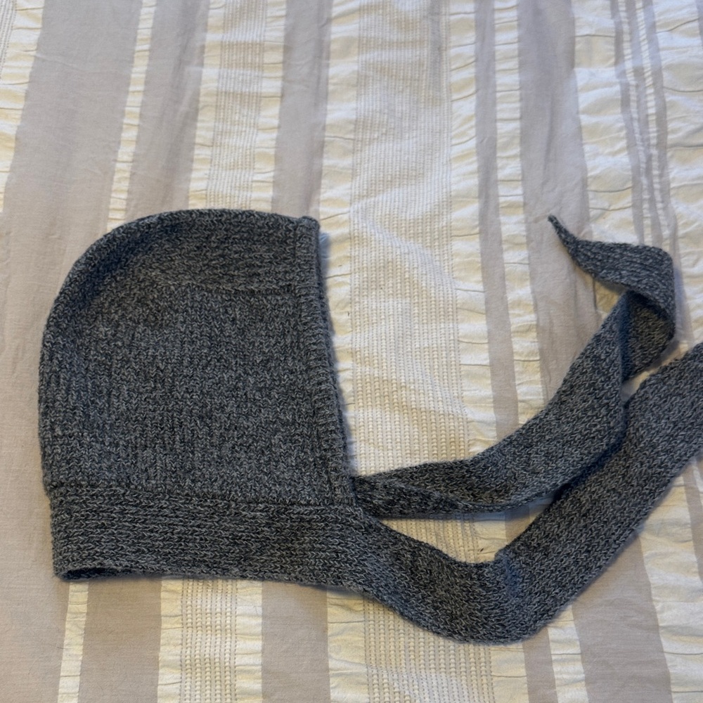 Free People Charcoal Knit Hat